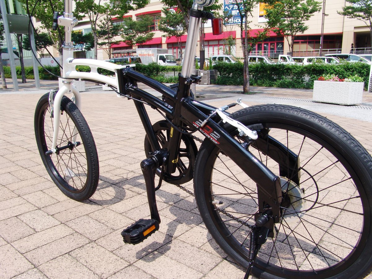 Doppelganger 200 White Back かわいい折り畳み自転車 m.jpg